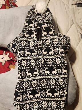 Fleece Hooded Dog Sweater
